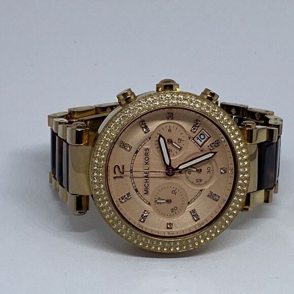 Michael Kors Parker MK5538 Women's Stainless Steel Analog Dial Quartz Watch RQ32 - Picture 7 of 12